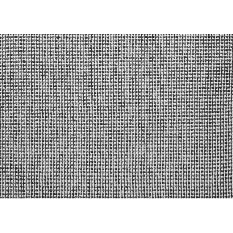 Hokku Designs Nikolai Machine Woven / Power Loomed Gray/Black Machine